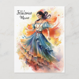 Folresodiance Mexico Postcard - dansvärlden Vykort