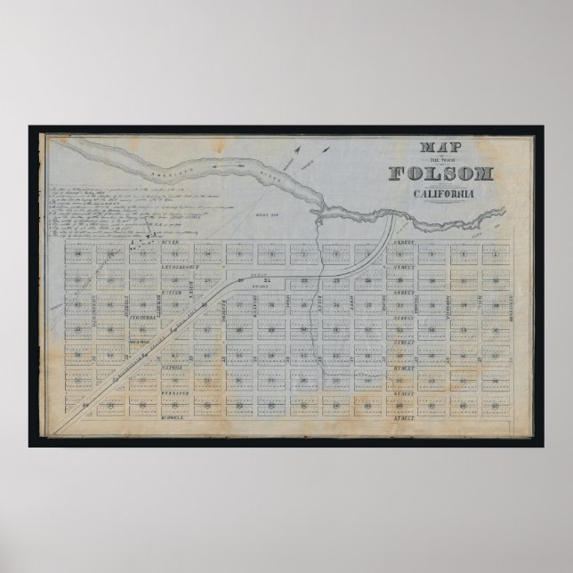 Folsom California Poster (Framsidan)