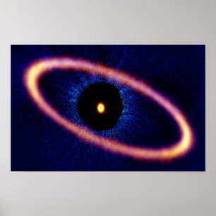Fomalhauts stjärnsystems stoftskiva poster
