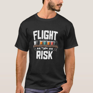 FOMO Flight Risk Beer Tasting Funny Sarcastic Beer T Shirt