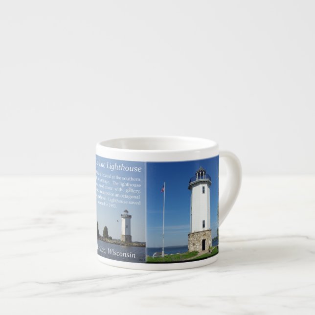Fond Du Lac Lighthouse espresso mugg Espressomugg (Framsida höger)