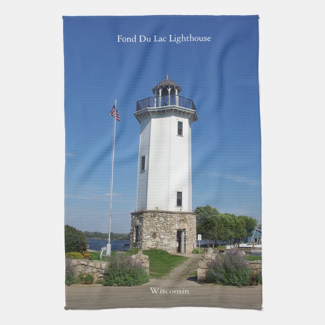 Fond Du Lac Lighthouse kökshandduk (Vertikal)