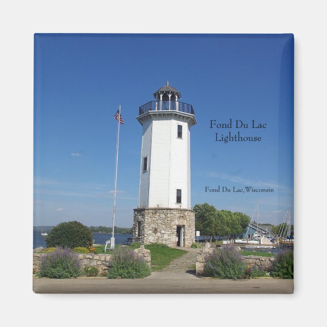 Fond Du Lac Lighthouse magnet (Framsidan)