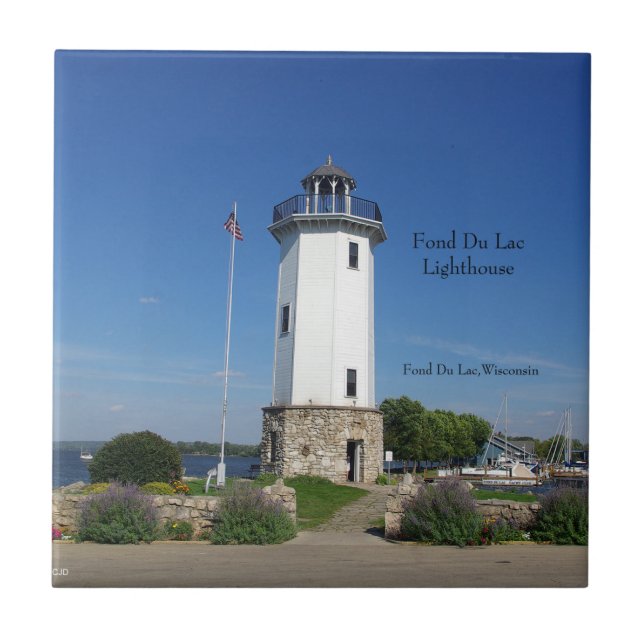 Fond Du Lac Lighthouse-panel Kakelplatta (Framsidan)