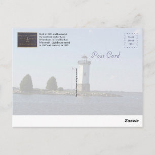 Fond Du Lac Lighthouse-vykort Vykort