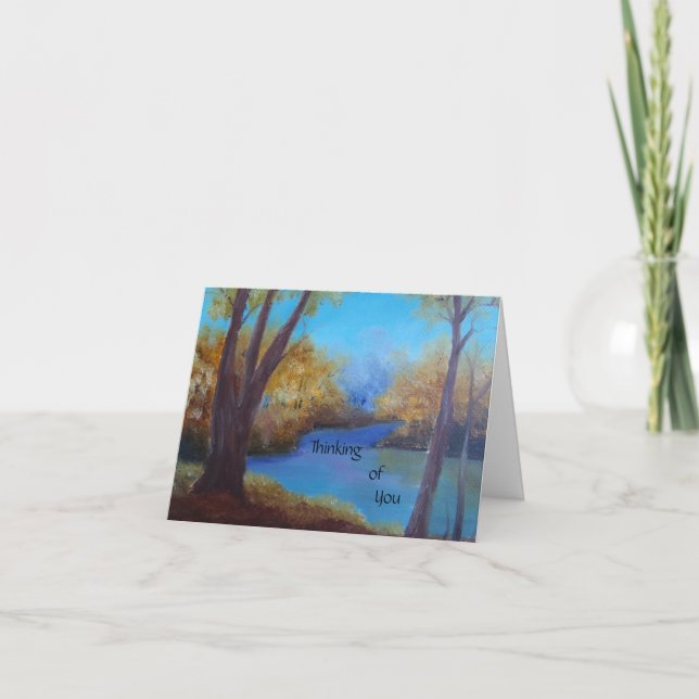 Fond-minnen på ditt gratulationskort tack kort (Framsida)