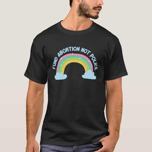 Fondens abort - ej polisens proffs - val Feminist  T Shirt (Framsida)