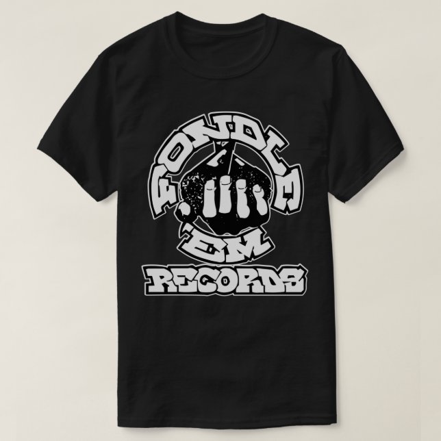 Fondle Hip Hop Print Classic T-Shirt (Design framsida)