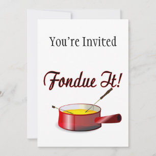 Fondue It Fondue Set Inbjudningar