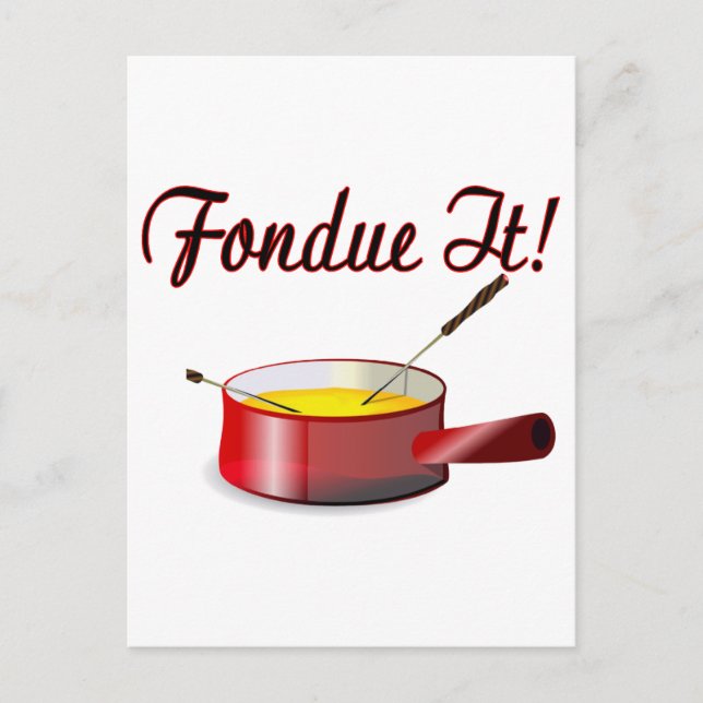 Fondue It Vykort (Framsida)