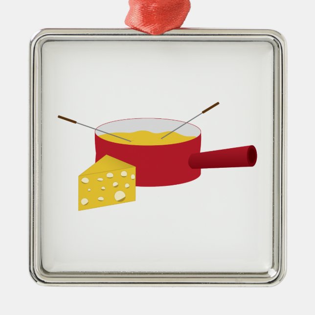 Fondue Julgransprydnad Metall (Framsidan)