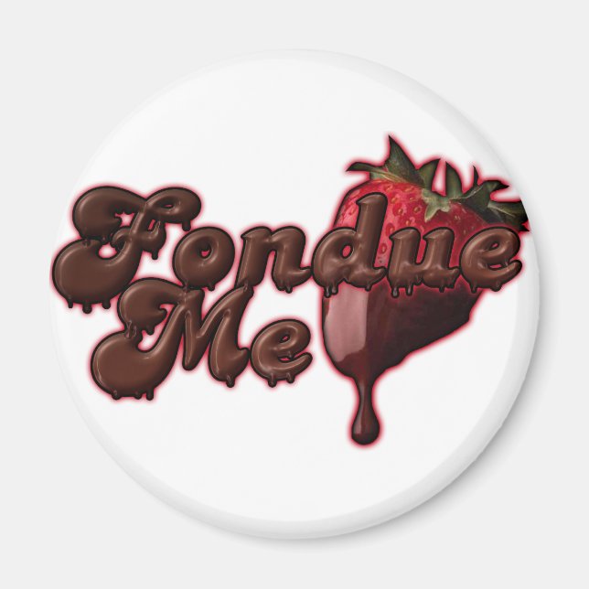 Fondue Me Jeffro2008 Magnet (Framsidan)