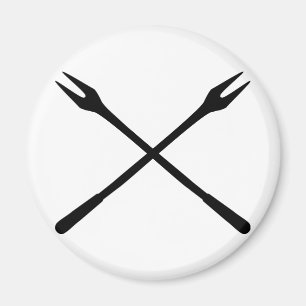 fonduen spottar symbolen magnet