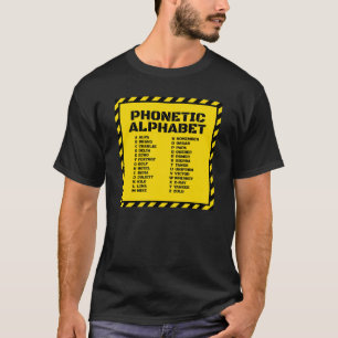 Fonetalfabete – Edition för industriell säkerhet T Shirt