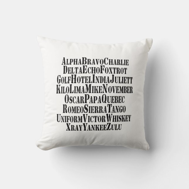 FONETISKA ALFABETET / KODORD KUDDE (Framsida)