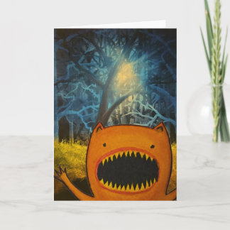FONNY MONSTER BIRTHDAY GREETARD 5 X 7 KORT