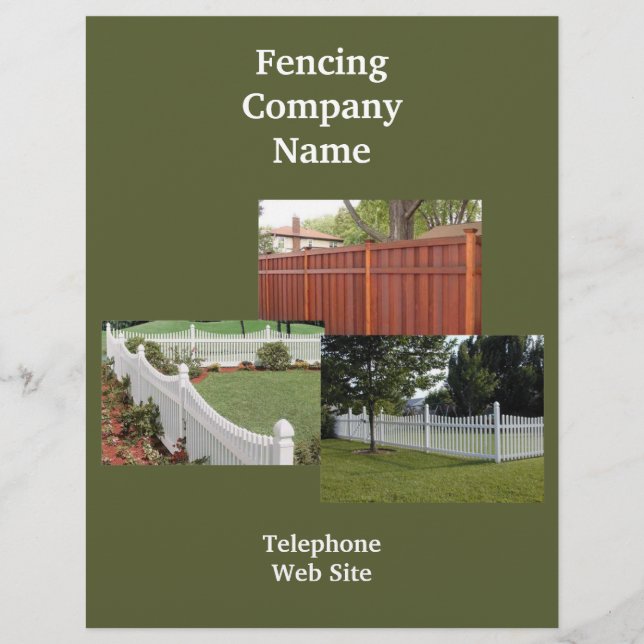Fons Company Business Flyer (Framsidan)