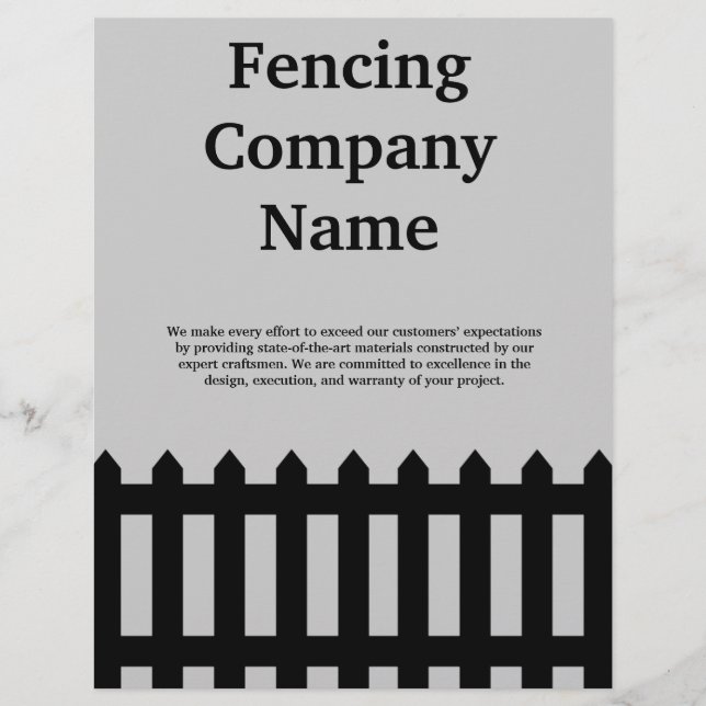 Fons Company Business Flyer (Framsidan)