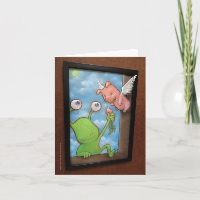 fönster av generositetskort kort (Framsida)