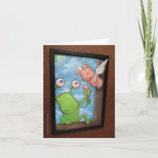 fönster av generositetskort kort