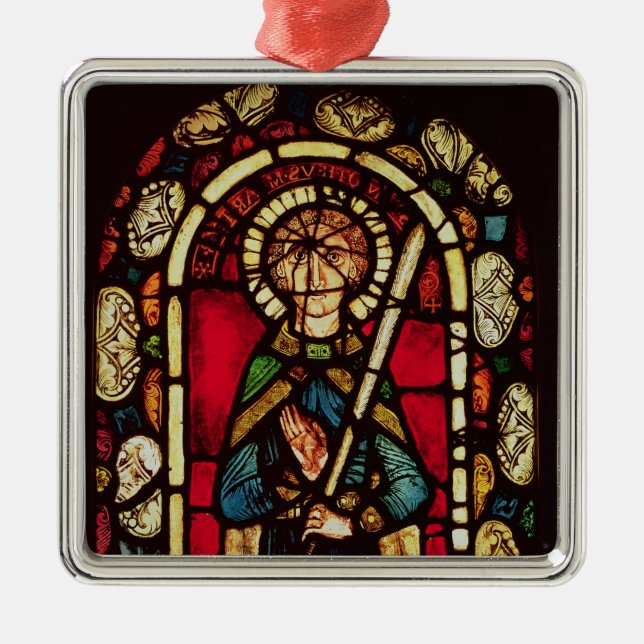 Fönster av St. Timothy Julgransprydnad Metall (Framsidan)