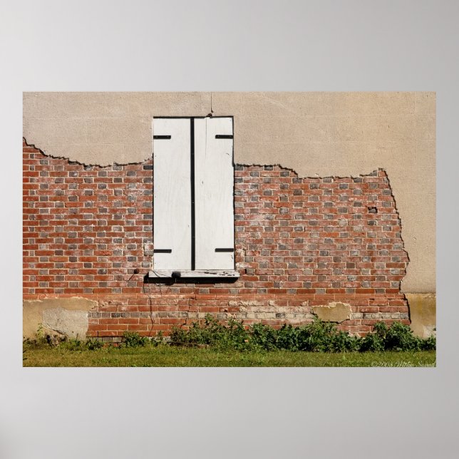 Fönster - Burlington, NJ - Förfallen Poster (Framsidan)