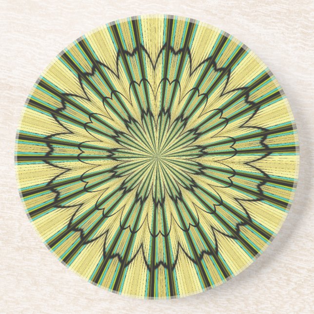 Fönster för fastfärgat glas Kaleidoskop 20 Underlägg Sandsten (Framsidan)