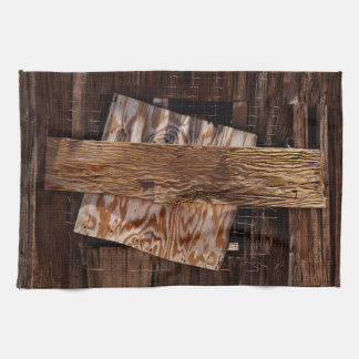 Fönster för gamla trähus kökshandduk