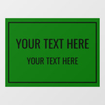 Fönster för Grönt av anpassningsbar med text