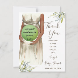 Fönster för vattenfärgstryck för gravida Mamma EOS Anteckningskort