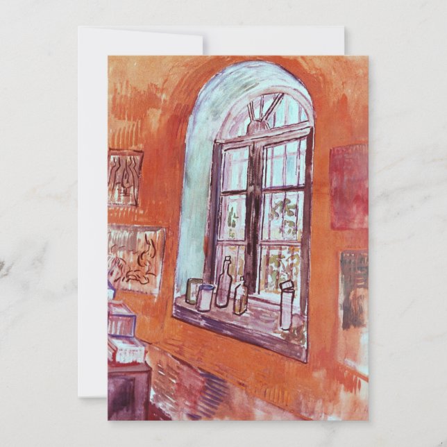 Fönster för Vincent van Gogh's Studio i Asylum (Framsida)