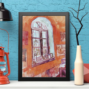 Fönster för Vincent van Gogh's Studio i Asylum Poster