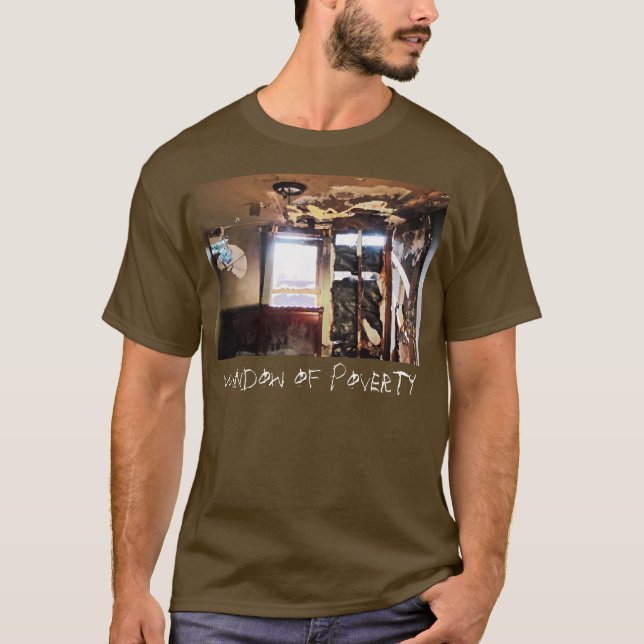 Fönster i Fattigdom T-Shirt (Framsida)