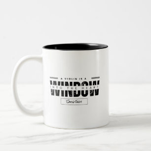 Fönster i min hjärtekaffe Mugg