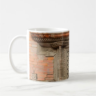 Fönster i Nasal Chowk Courtyard i Hanuman Kaffemugg