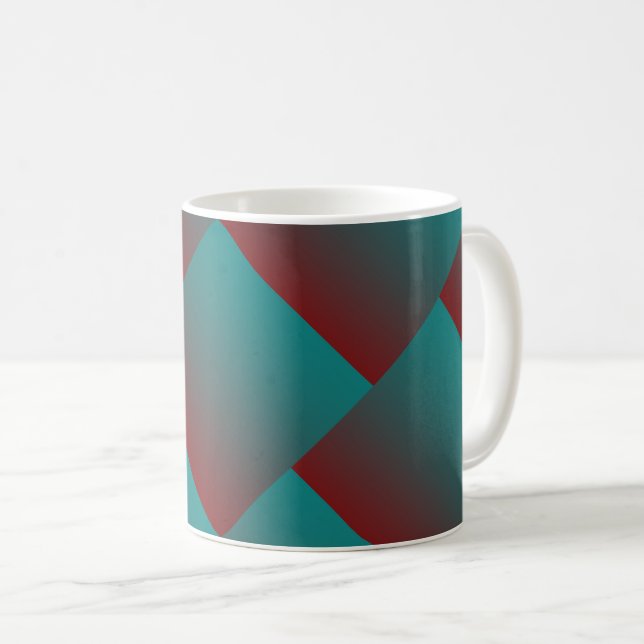 Fönster i tealburgiskt vitt kaffemugg (Framsida höger)