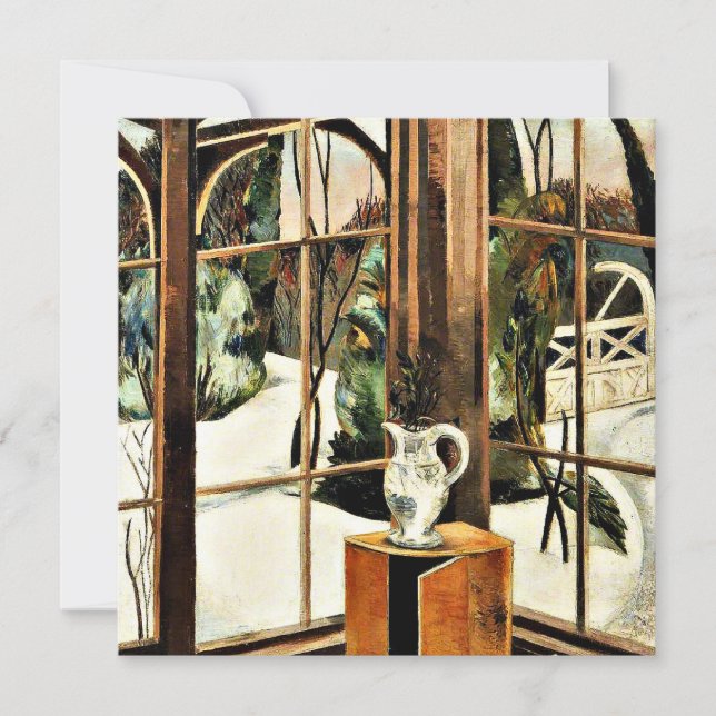 Fönster, Iver Heath, målning av Paul Nash Kort (Framsida)