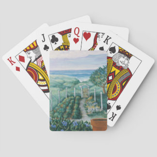 Fönster mot trädgården casinokort