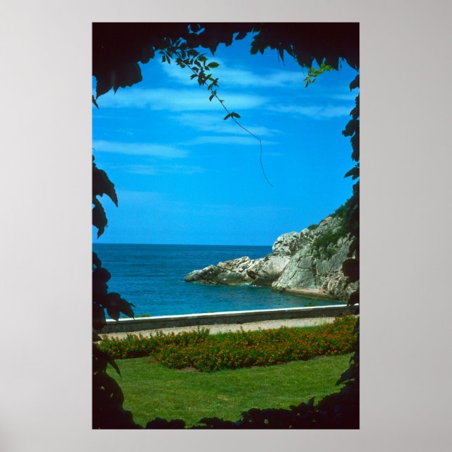 Fönster på Adriatiska havet Poster (Framsidan)