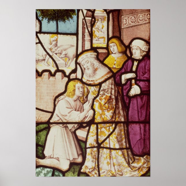 Fönster som beskriver Prodigals returnering Poster (Framsidan)