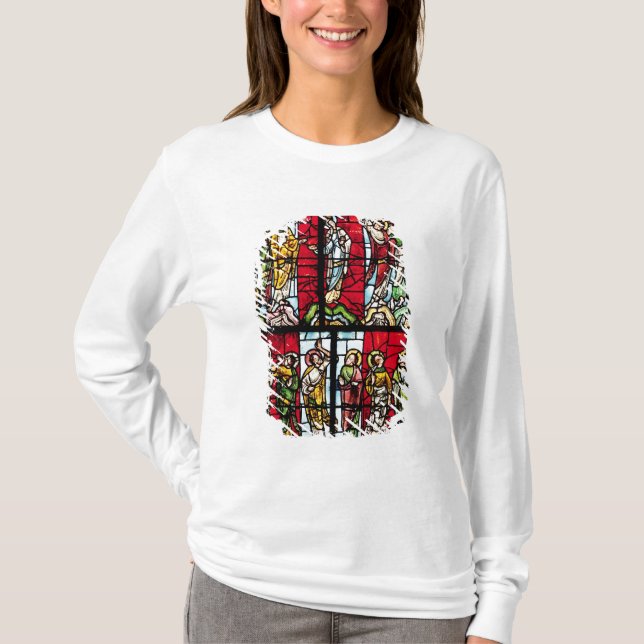 Fönster som visar uppstigningen, c.1145 tee shirt (Framsida)