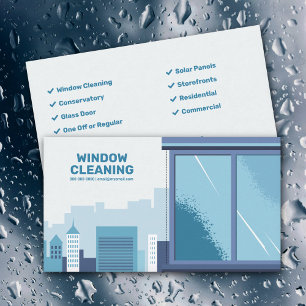 Fönster Städning Visitkort