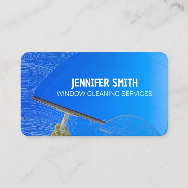 Fönster Städning Visitkort (Framsida)