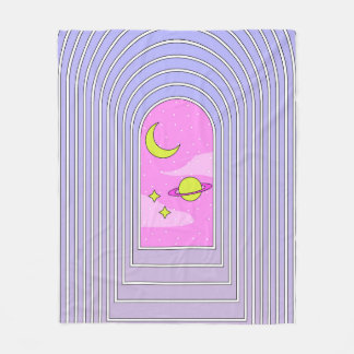 Fönster till universum, esoteriska cosmos digital  fleecefilt