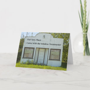 Fönsterbehandlingar - Lustigt byte av Adress Meddelande