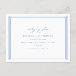 Fönsterbröllopet uppskjuten Ändra datum Meddelande Vykort