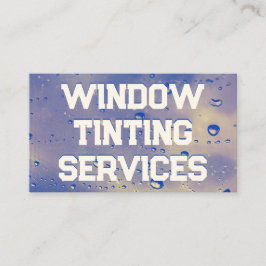 Fönsterfärgning Visitkort