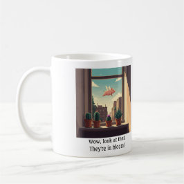 Fönsterkaktus gris mugg