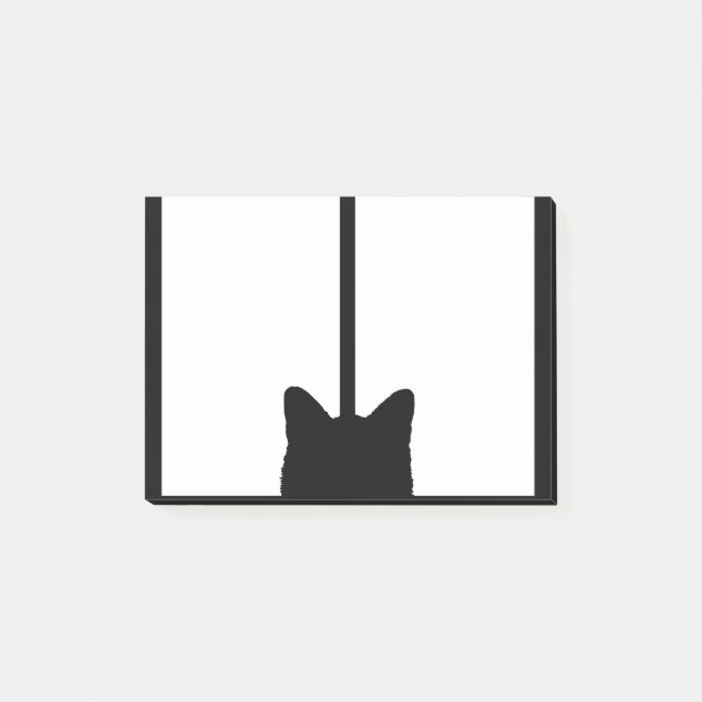Fönsterkatten klickar för att skräddarsy post-it block (Framsida)