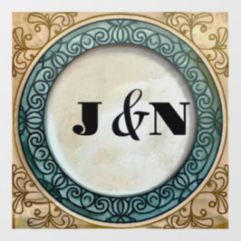 Fönsterkling för anpassadets Elegant Ancient Desig